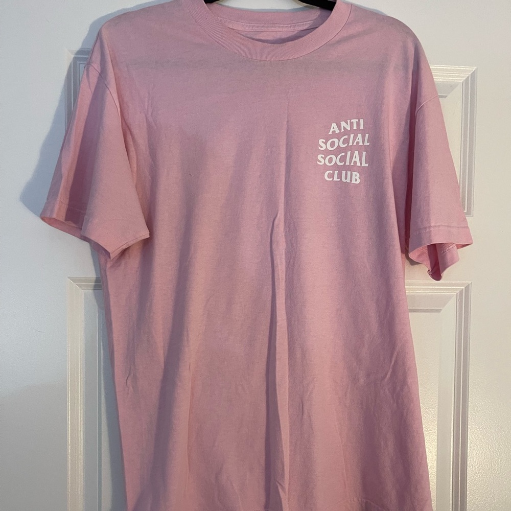 Anti Social Social Club T Shirt Pink